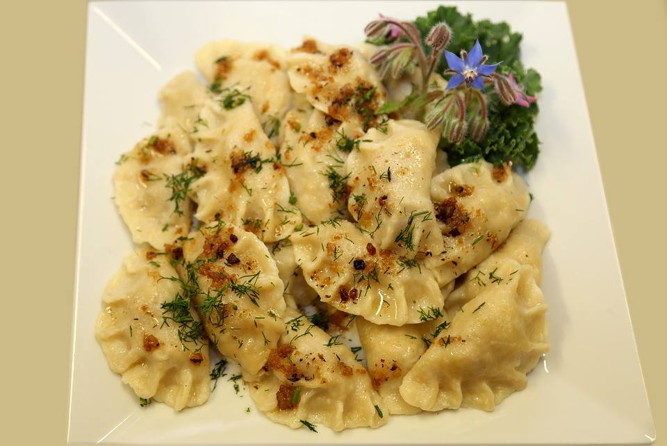 Pierogi ruskie z cebulką